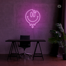 Sinal de néon Sorriso