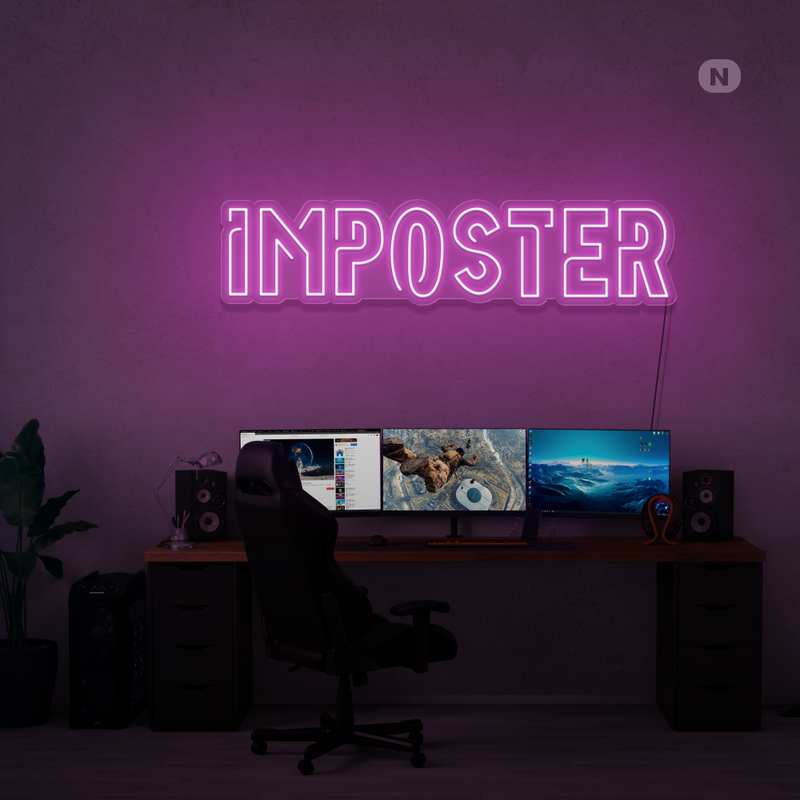 Sinal de néon Imposter