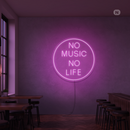 Sinal de néon Music