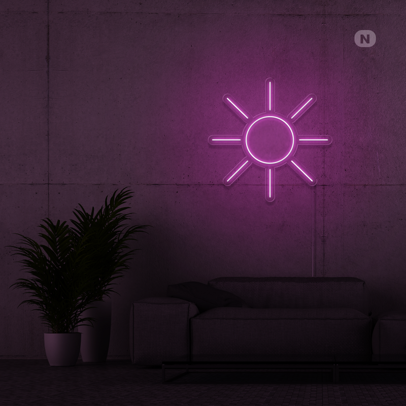 Sinal de néon Sol