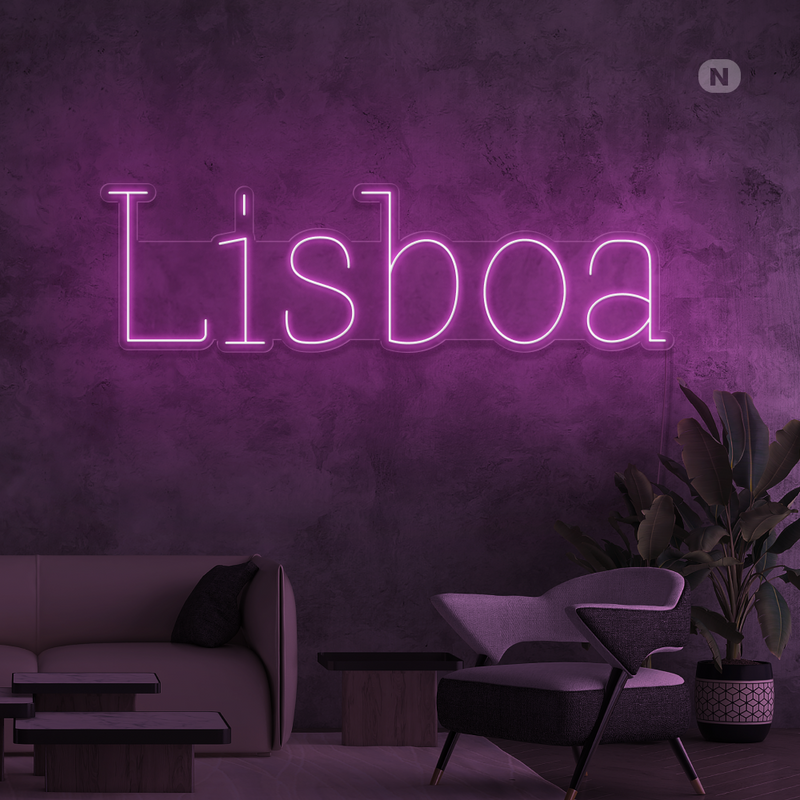 Sinal de néon Lisboa