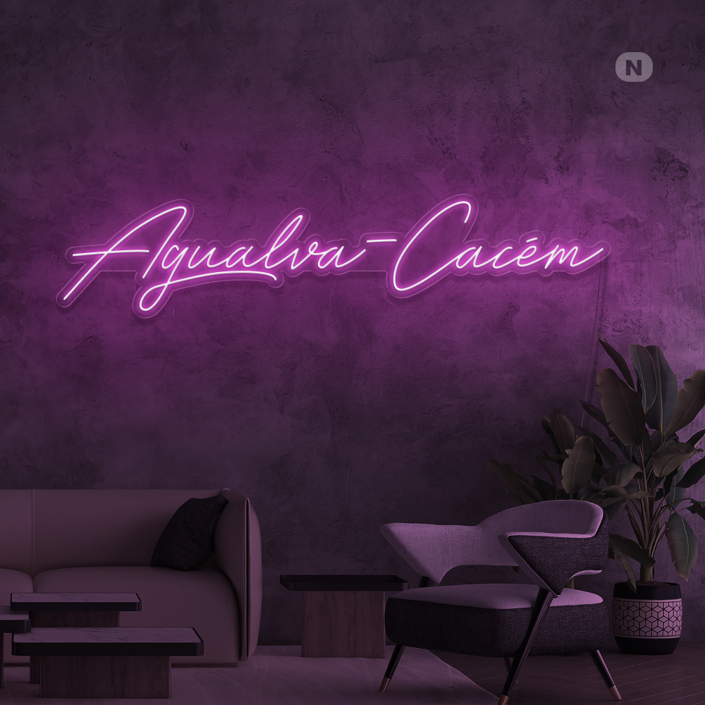 Sinal de néon Agualva Cacem