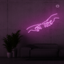 Sinal de néon Ligação