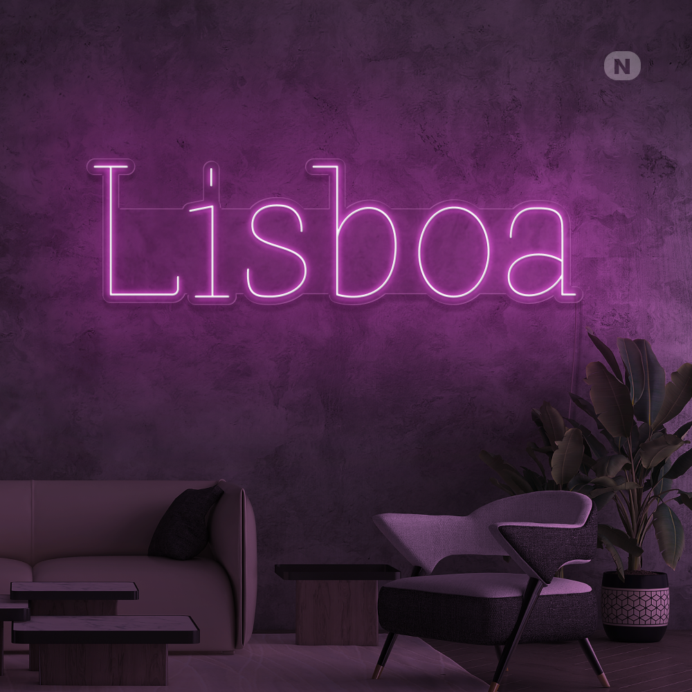 Sinal de néon Lisboa
