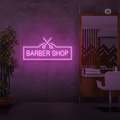 Sinal de néon Barber Shop