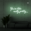 Sinal de néon Life Quote