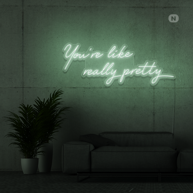 Sinal de néon Life Quote