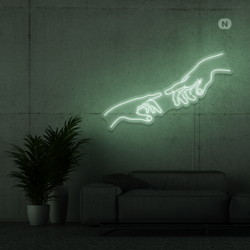 Sinal de néon Ligação