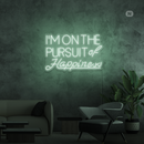 Sinal de néon Happiness