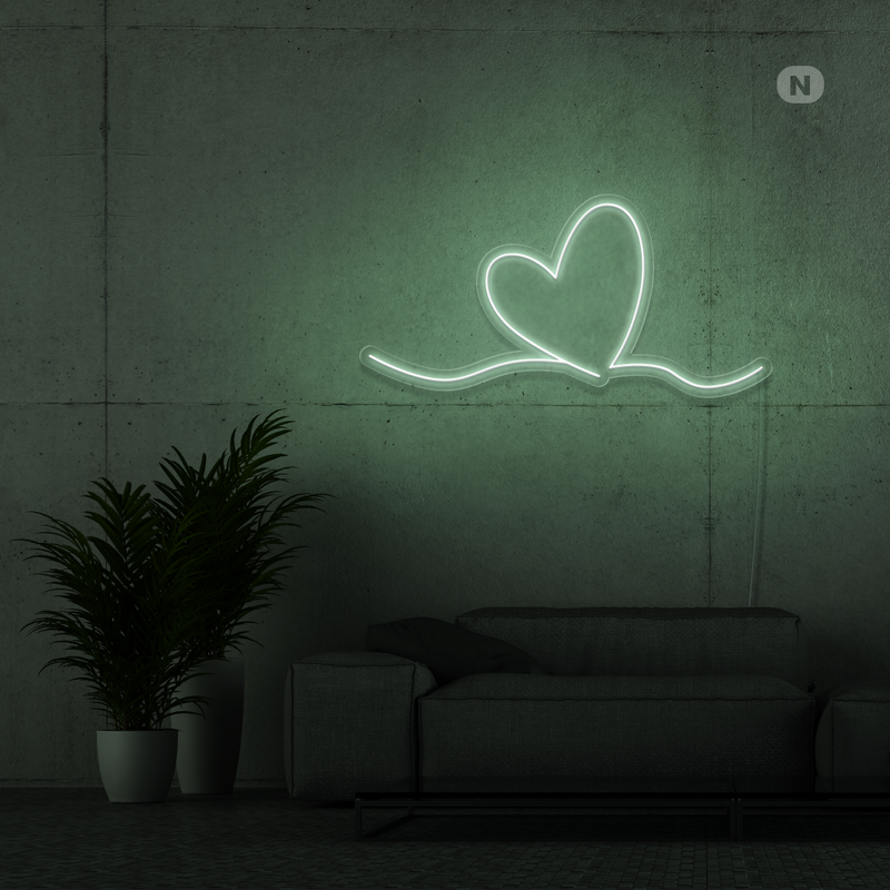 Sinal de néon O Amor Acontece