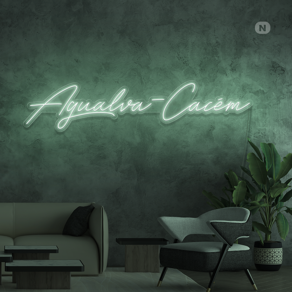 Sinal de néon Agualva Cacem