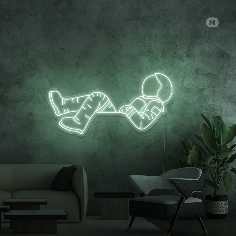 Sinal de néon Astronauta