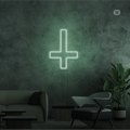 Sinal de néon Estrela cruzada