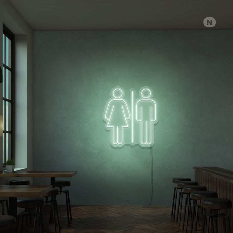 Sinal de néon Sanita