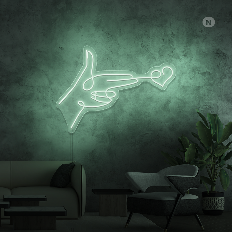 Sinal de néon Lovestarget