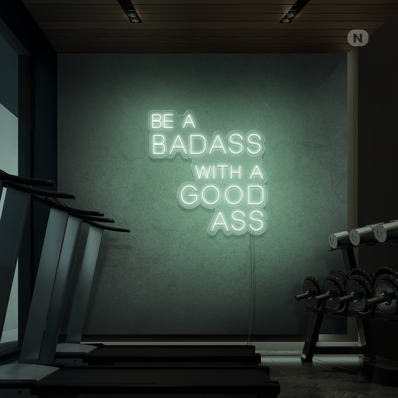 Sinal de néon Gym Quote