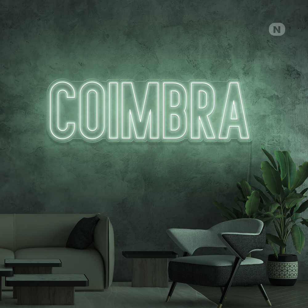Sinal de néon Coimbra