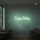 Sinal de néon Enjoy today