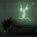 Sinal de néon Condividere l'amore