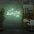 Sinal de néon Beauty Club