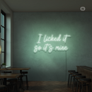 Sinal de néon I Liked it so its mine