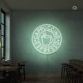Sinal de néon Cappucino Espresso