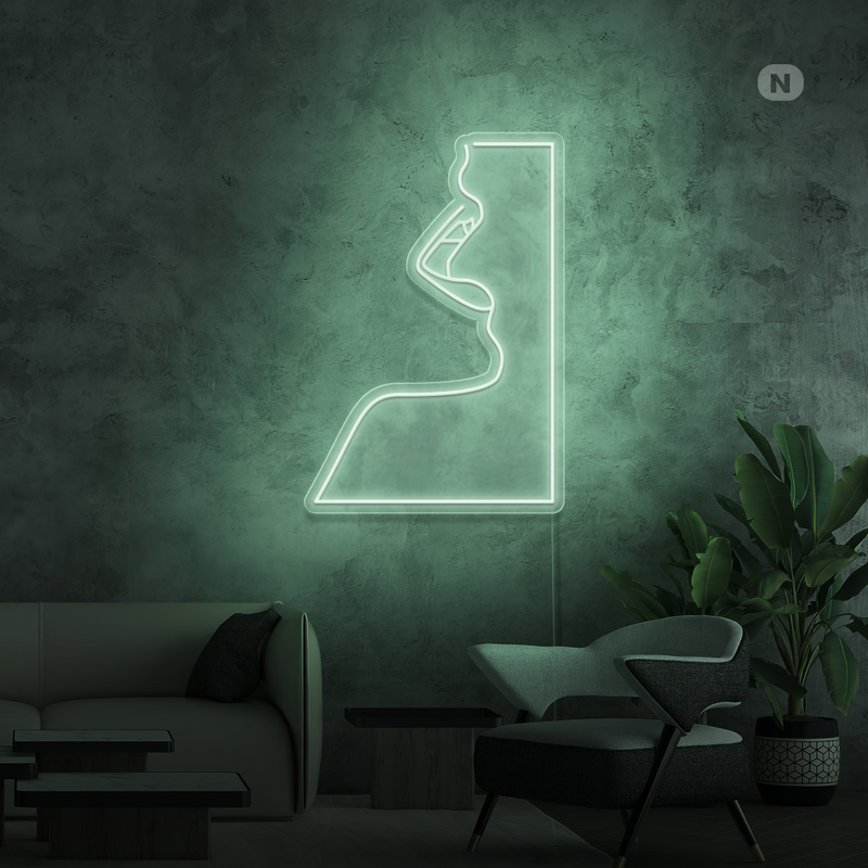 Sinal de néon  Tentação