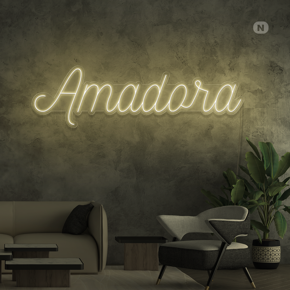Sinal de néon Amadara
