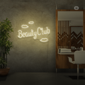 Sinal de néon Beauty Club
