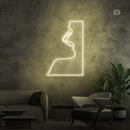 Sinal de néon  Tentação