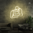 Sinal de néon Casal de namorados