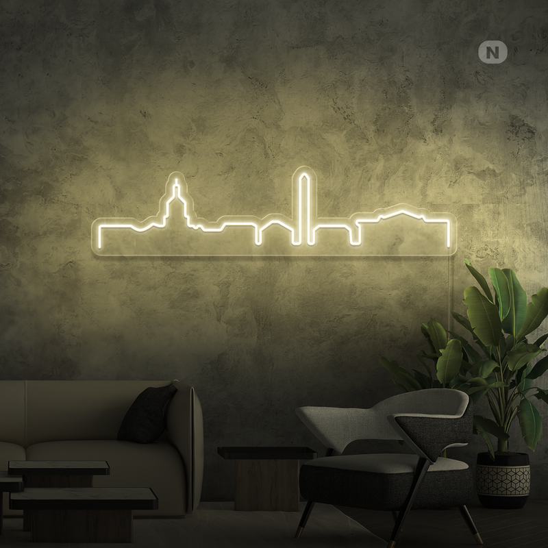 Sinal de néon Skyline