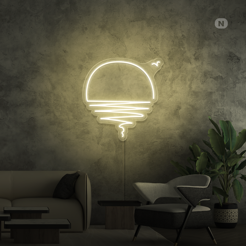 Sinal de néon Pôr do sol