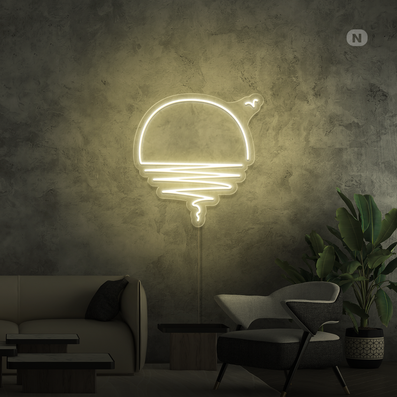 Sinal de néon Pôr do sol