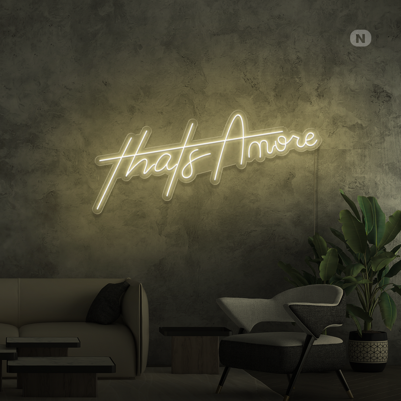 Sinal de néon Thats Amore