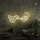 Sinal de néon Astronauta