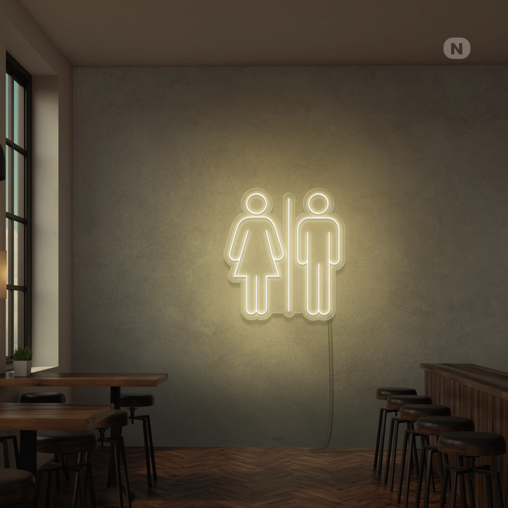 Sinal de néon Sanita