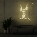 Sinal de néon Condividere l'amore