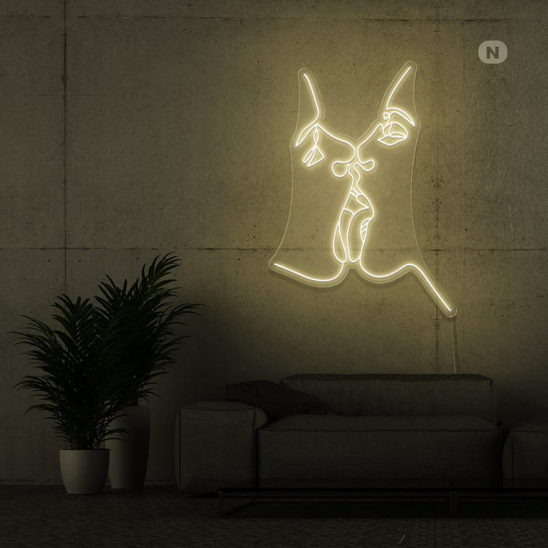 Sinal de néon Condividere l'amore