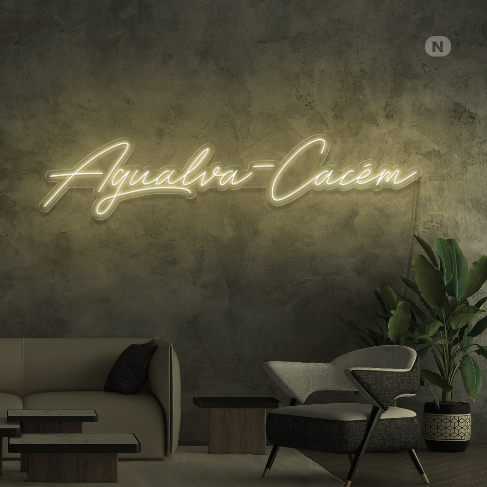 Sinal de néon Agualva Cacem