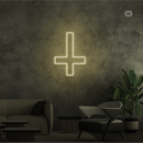 Sinal de néon Estrela cruzada