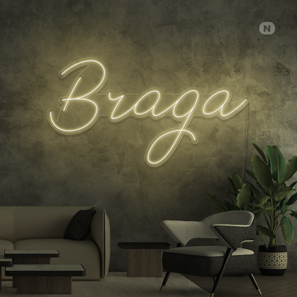 Sinal de néon Braga