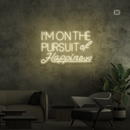 Sinal de néon Happiness