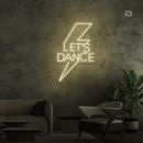 Sinal de néon Let's Dance