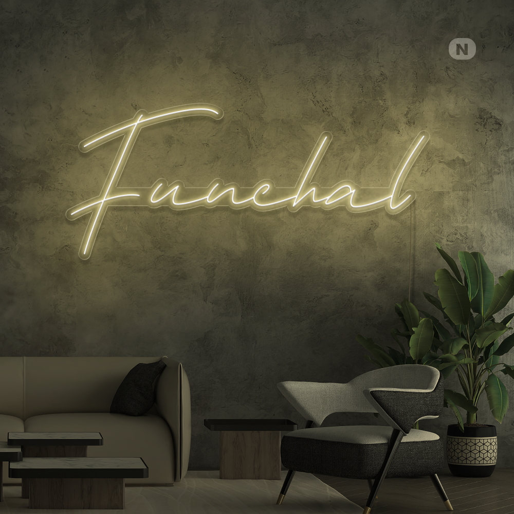 Sinal de néon Funchal