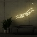 Sinal de néon Ligação