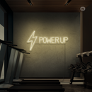 Sinal de néon Power Up