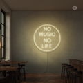 Sinal de néon Music