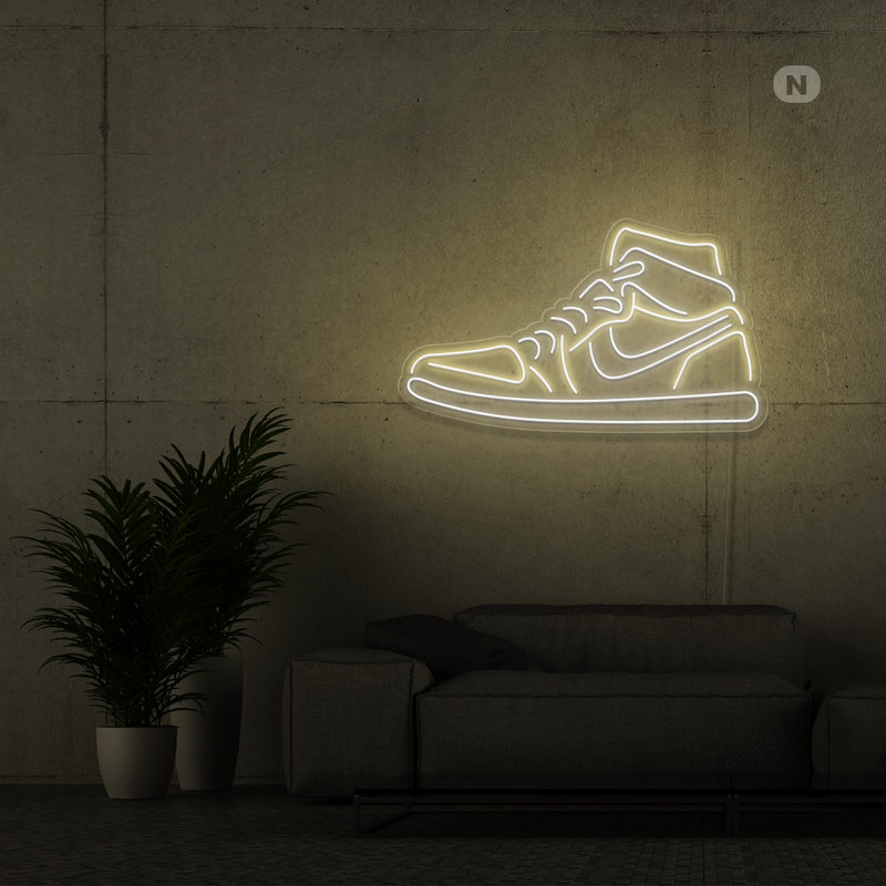 Sinal de néon Sapato