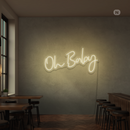 Sinal de néon Oh Baby